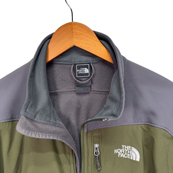 The North Face Men's APEX Bionic Fall Winter Jacket Climateblock Green/Gray M - Picture 4 of 5